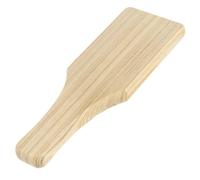 RUNROTOO Pagaia in Legno per Modellare Argilla Superficie Liscia e Texture Chiara, Strumento Multifunzione per Ceramica e Creazione di Oggetti in Argilla