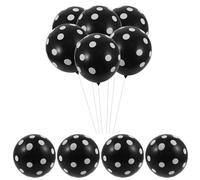 RUNROTOO Palloncini Facili da in Lattice Neri 100 Colori Vivaci per Decorazioni Matrimonio e Feste come Props per Fotografia