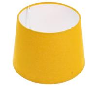 RUNROTOO Paralume Cilindro Metallo Ocra E27 E14 Coprilampada per Lampada da Comodino Soggiorno Biblioteca e Hotel