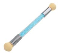 RUNROTOO Pennello per Unghie in Acrilico Blu Spugna per Nail Art Gradiente e Applicazione Liscia, Set DIY per Sfumature Perfette e Manicure Creativa