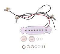 RUNROTOO Pickup dei per 6 Facile e Installazione in Chitarra Acustica Magneti Plastico Metallo, Miglioramento della Chiarezza Bassi per Piccoli Raduni e Creazioni Improvvisate