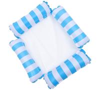 RUNROTOO Poltrona Gonfiabile per Piscina Pieghevole Design a 4 Tubi in Pvc e Nailon, Galleggiante Resistente Fino a 100kg per Relax Estivo in Acqua