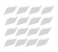 RUNROTOO Porta Etichette Prezzi in Pvc Trasparente 40 Pezzi Design Semplice, Facile da Installare, per Esposizione Prezzi e Cartellini per Negozi e Supermercati