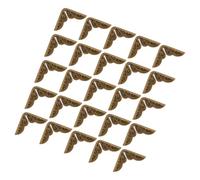 RUNROTOO Protezioni Angolari 50 Pezzi per Proteggere Gli Angoli dei Libri Stile Antico Elegante e Pratico per Album in Ferro in Fai da Te e Cardmaking