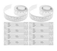 RUNROTOO Righello di Carta con Marcature Precise Portatile 10 Pezzi lungo 152 Cm con Scala in Centimetri e Pollici per Edilizia e Forniture di Architettura