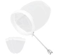 RUNROTOO Sacchetti Elevate Filtro per Caffè Riutilizzabili in Cotone Tè e Coulisse, Set 1 Confezione, Filtro Resistente Prestazioni per Tisane Sfuse