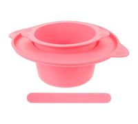 RUNROTOO Set 1 Ciotola in Silicone per Maschere da 400ml Resistente al Calore e Pieghevole, Strumento per Fusione Cera e Miscelazione Fai da Te per Bellezza Femminile Riutilizzabile