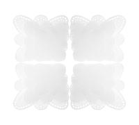 RUNROTOO Set 15 Pezzi Fogli di Rete Plastica Forma Farfalla per Cucito Creativo DIY Materiale Versatile in Plastico Bianco per Progetti di Ricamo e Borse
