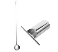 RUNROTOO Set 2 Pezzi Apri Melone in Acciaio Inossidabile Bordo a Forma Rotonda, Utensile Sicuro e Pratico per Scavare Anguria e Melone in Cucina