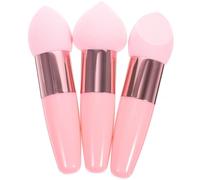 RUNROTOO Set 3 Pezzi Penna Multiuso per Cosmetici Design a Fungo e Cuore, Pennelli per Make Up Taglio Obliquo, Strumenti per Applicazione Viso Precisi e Versatili Stili multipli