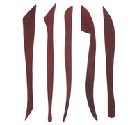 RUNROTOO Set 5pezzi Strumenti per Intaglio in Legno di Alta Durabilità per Modellare Argilla e Ceramica, Utensili Versatili per Scultura Professionale e Lezioni d'Arte