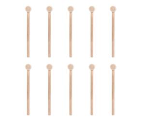 RUNROTOO Set da 25 Pezzi Mini Martello in Legno Stabile e Multiuso per Torte e Granchi Strumento