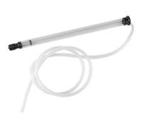 RUNROTOO Sifone Mini in e Trasparente per Automatico Flessibile 125cm 35cm Plastica Compatto e Riutilizzabile per Domestico