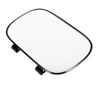 RUNROTOO Specchio Parasole per Auto, Specchio Cosmetico per Visiera, Vetro e Plastica, Alta Definizione, Leggero, Compatto, Infrangibile, per Auto, per Donne Colore Casuale