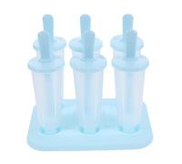 RUNROTOO Stampi per Ghiaccioli in Plastica 6 Pezzi Set Riutilizzabile per Gelato Fatto in Casa Divertente e Salutare per L'estate