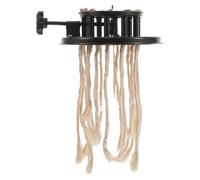 RUNROTOO Stoppino di Ricambio per Lampada a Cherosene - Stoppino e Supporto in Metallo per lampade a Cherosene da Tavolo Vintage, Ideali per Campeggio e attività all'aperto.