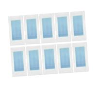 RUNROTOO Strisce Depilatorie Doppia Faccia Blu per Ceretta Bikini e Ascelle, 10 Pezzi Non Tessuto Cera, Efficaci e Delicate sulla Pelle