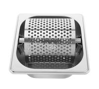 RUNROTOO Strumento per Imburrare Hamburger e Pane in Acciaio Inox da 1 Litro, Rullo Supporto Stabile per Uso in Cucina Commerciale e Grigliate all'Aperto