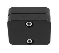RUNROTOO Supporto GPS per Moto in Lega di Alluminio Nero per Manubrio 12-16mm Resistente e Universale per Spostamenti Lungo