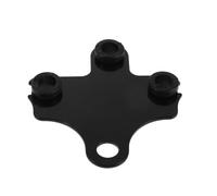RUNROTOO Supporto per Contachilometri Moto in Metallo Nero Riduzione Vibrazioni e Precisione, Adatto a Cruscotto Moto Off-road e Modificato