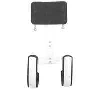 RUNROTOO Supporto Rullante Regolabile in Alluminio Leggero Tracolla Ergonomica per Percussioni da Marcia Bianco Telaio Posteriore Resistente