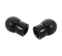 RUNROTOO Tappi per Orecchie in Silicone Nero 2 Pezzi Forma a Zucca, Morbidi e Confortevoli, Compatibili per Auricolari Professionali Riduzione del Rumore