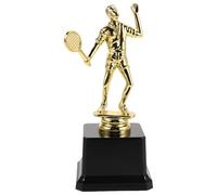 RUNROTOO Trofei in plastica Dorata - Coppa Premio da 7 Pollici per Giocatore di Badminton - Celebrazioni di Campioni, Sport a volontà e premi per la Vittoria - Coppa del da conservare Come ricordo e