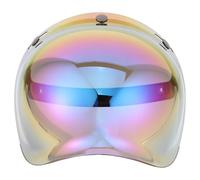 RUNROTOO Visiera Trasparente per Casco da Moto Antivento Lente Rimovibile, Protezione UV e Meccanismo Cambio Rapido, Set Visiera di Sicurezza Supporto per Guida All’aperto