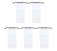 RUNSIBA 5PCS Umbrellas Storage Pouches Waterproof Folding Umbrellas Sleeves Covers Umbrella Storage Bag Portable Wet Umbrella Cases with Drawstring for Home Outdoor, 64432