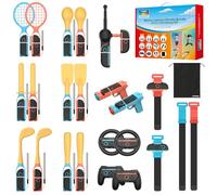RunSnail Set Di Accessori Sportivi 24 In 1 Per Joycon Switch 2, Compatibile Con I Giochi Sportivi NS2, Per Un'Esperienza Sportiva Autentica, Riunioni Di Famiglia, Rompighiaccio Sociale, Con Custodia