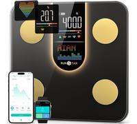 RunStar Bilancia Pesapesone, Bilancia Smart Con Display VA 8in1, Bilancia Pesape