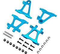 Runup Alluminio anteriore inferiore e posteriore inferiore sospensione braccio oscillante set compatibile con Tamiya TT02 1/10 RC su strade Touring Car Upgrade parti