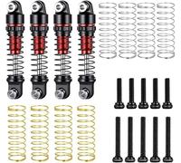 Runup Ammortizzatore RC da 22 mm per 1/30 Axial SCX30 Wrangler Bronco Ammortizzatore in metallo riempito ad olio, kit di sospensioni con molle e viti, parti di aggiornamento per veicoli a bruco RC