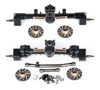 Runup Pesanti Pesi Portale Anteriore Posteriore Assale Set per Axial 1/24 RC Crawler Portale Axial SCX24 90081 C10 Jeep Gladiator Ford Bronco Parti di Aggiornamento