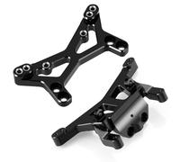 Runup Ponti ammortizzatori in fibra di carbonio con distanziatore per Losi Micro-B Micro-T 1/24 1/28 RC Car Upgrade (alluminio)
