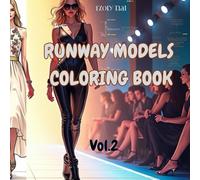RUNWAY MODELS COLORING BOOK Vol.2