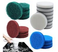 RUNYU 20 pezzi Inserto per Bosch Universal Brush, Compatibile con Bosch Home and Garden 6033, 8 Cuscinetti in Schiuma, 4 Cuscinetti da Cucina, 4 Cuscinetti Abrasivi, 4 Cuscinetti in Microfibra