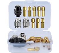 RUNYU Set di Mandrini per Trapano Dremel 4486 - 11 Pezzi in Ottone per Dremel 4000, Trio e Più - Con Scatola
