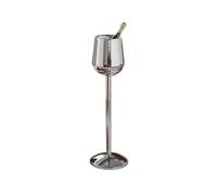 RUNZE765Z Accessori da Bar Secchiello for Il Ghiaccio Verticale Creativo da Pavimento for Champagne di Lusso Leggero for con Supporto in Acciaio Inossidabile per Le Feste