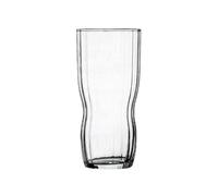 RUNZE765Z Bicchieri da cucina Bicchieri trasparenti senza piombo, bicchieri in vetro con scanalature for acqua, succhi, latte, cocktail, bevande fredde e calde per succhi(Grande)