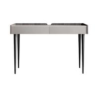 RUNZE765Z Scrivania ufficio classica Scrivania in ardesia leggera di lusso, moderna, semplice, for studio, scrittura, piccola casa, in legno massello per scrivere(65 * 50 * 75cm)