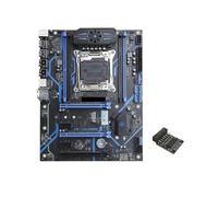 RUNZTXZH Scheda Madre X99 CD4 LGA 2011-3 X99 con Supporto TPM2.0 E5 V3 V4 DDR4 RECC Non-ECC