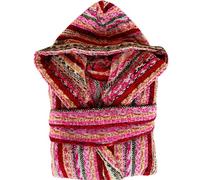 Ruoccohome Accapatoio Uomo Donna Spugna Puro Cotone 100%, Accappatoio Unisex con Cappuccio Cinta e Tasche - SOFIA S