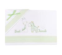 Ruoccohome Lenzuolino Lettino Culla Neonato Set 3Pz. Regalo Bimbi Coordinato Bambini Completo 100% Puro Cotone | Made in Italy