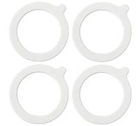 RUOJLING 4Pcs Guarnizioni in Silicone Per Barattoli di Vetro, Ermetici e Sigillati Fatti in Casa, Ricambio Ø 69X93 mm