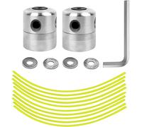 Ruolin 2Pcs Testina Decespugliatore Universale in Alluminio, Testa Di Erba Trimm