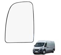 Ruolin Vetro Specchietto Retrovisore Sinistro, Vetro Specchio Retrovisore Esterno Auto Compatibile con Ducato Jumper Boxer 2006-2021