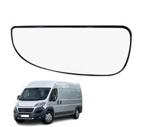 Ruolin Vetro Specchietto Retrovisore Sinistro, Vetro Specchio Retrovisore Esterno Auto Compatibile con Ducato Jumper Boxer 2006-2021