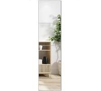 Ruomeng Piastrelle a specchio da parete a figura intera, 25,4 x 25,4 cm, 4 pezzi, senza cornice, specchio da parete per casa, palestra, bagno, camera da letto, soggiorno