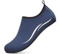 RUOMU Scarpe Scoglio Uomo Scarpette per Scogli Water Shoes Scarpe Mare Antiscivolo Scarpe Spiaggia Scarpe Acquatiche per Sport Acquatici Parco Acquatico.(Blu Scuro,42 EU)